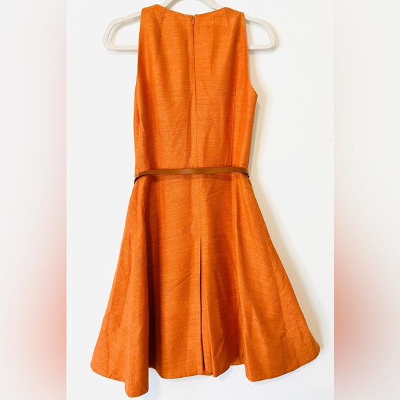 A K R I S  PUNTO
Peach Denim Belted Mini Dress - Picture 2 of 6